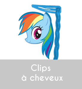 clips à cheveux my little pony
