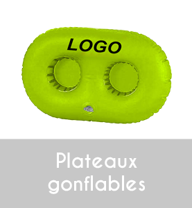 plateaux gonflables personnalisables