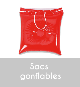 sacs gonflables personnalisables